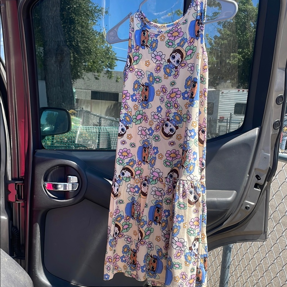 L.O.L. Surprise! Floral and Character Print Dress